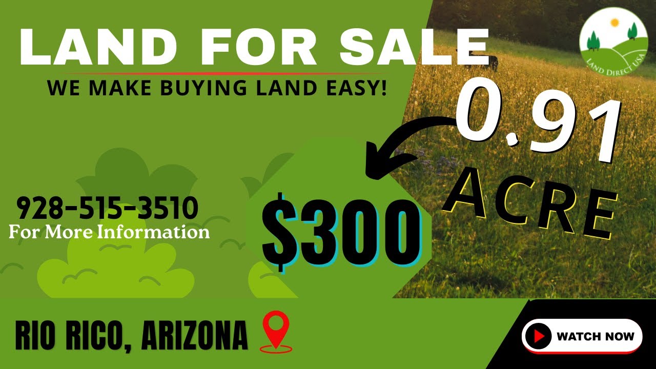 Amazing 0.91 Acre Land for sale Rio Rico, Arizona YouTube