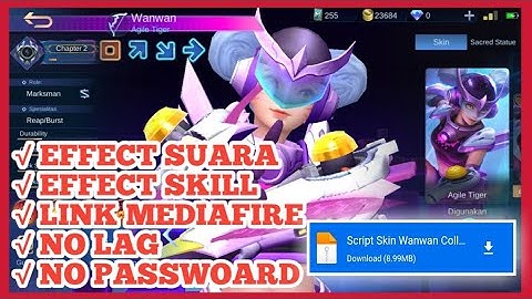 new script wan wan pixel blast collector no passwoard | full efek sound | mobile legends bangbang