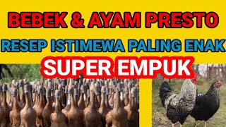 CARA MASAK AYAM KAMPUNG PAKAI PRESTO , DAGINGNA SAMPAI MOLOPOG