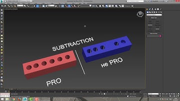 3DS MAX Compound Objects Boolean Логические опера