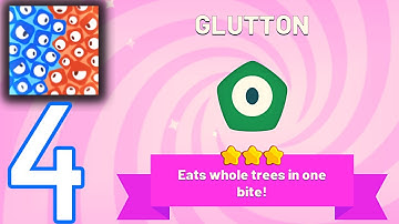 Evo Pop - Glutton (ZeptoLab) Puzzle Gameplay - Walkthrough Part #4