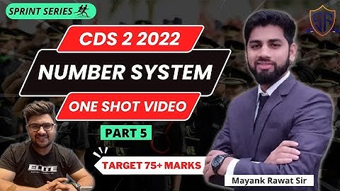 CDS 2 2022 - Number System in One Shot | CDS Crash Course | Sprint Series with PYQ | Study Funda