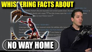 Whispering Facts About Spiderman: No Way Home from Wikipedia for 40 Minutes (ASMR)