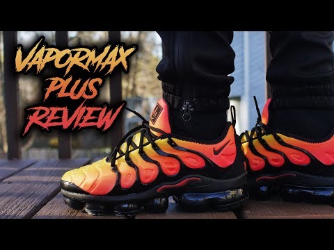 vapormax plus on foot