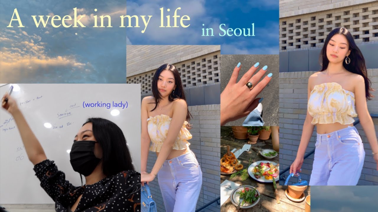 A week in my life in Seoul, Korea VLOG🌱 come to work with me - YouTube