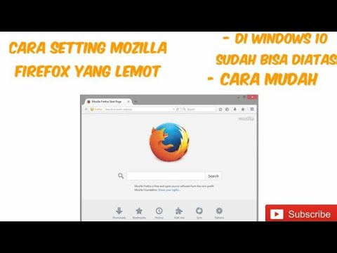 Video: Cara Membuat Firefox Mulai Lebih Cepat