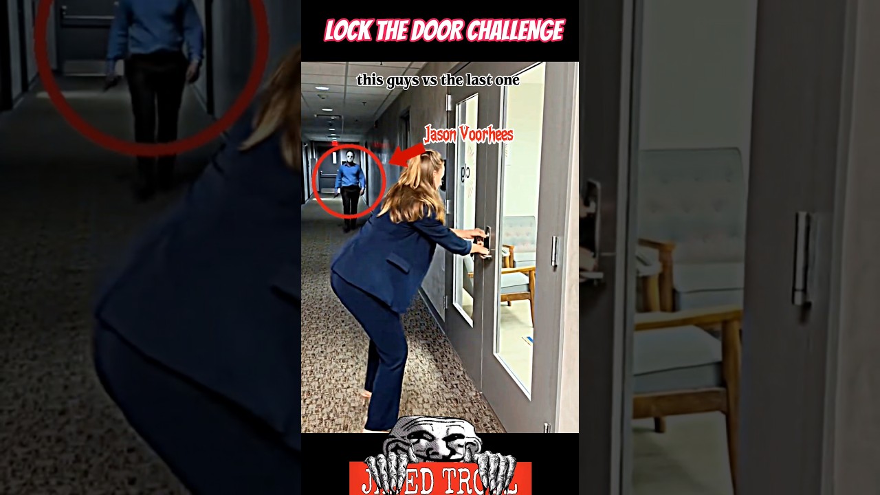 lock door challenge Vs the last one #respect #jurassicworld  #shortschallenge