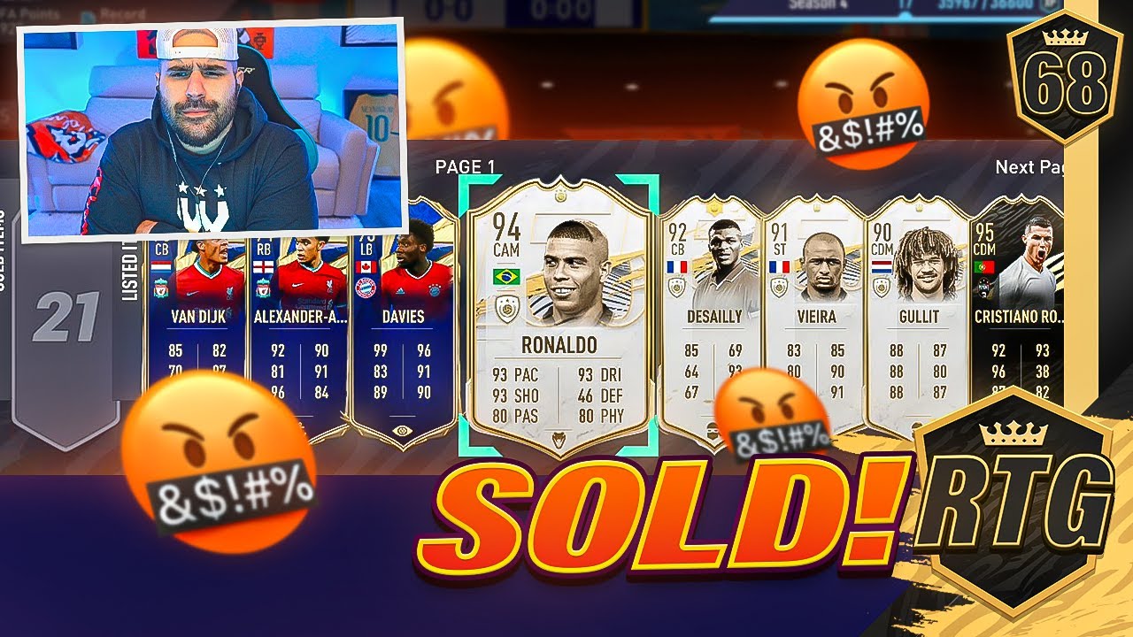 FIFA21 MAKES ME MAD! RAGE SOLD EVERTHING!! FIFA 21 Ultimate Team - YouTube