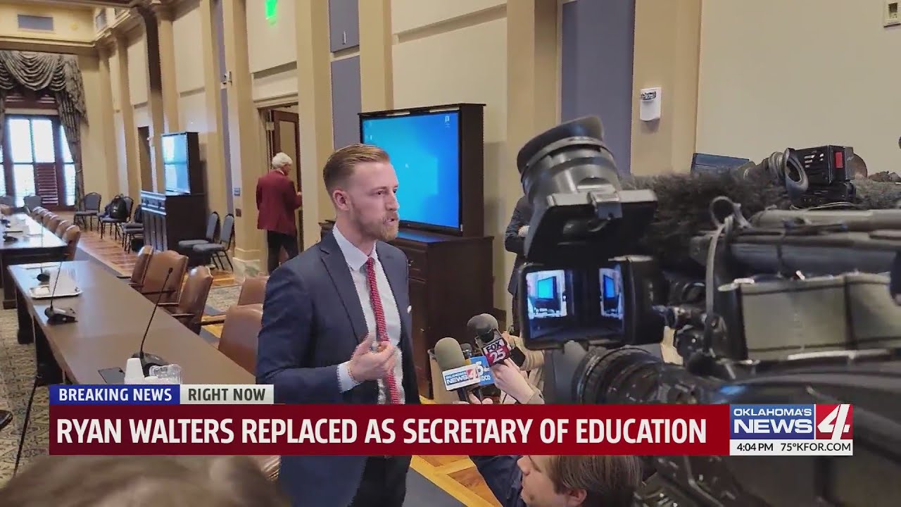 Ryan Walters replaced as Secretary of Education YouTube