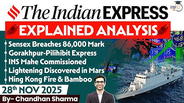 Indian Express Analysis | 28th November 2025 | The Indian Express Newspaper Analysis