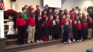 First and Second Grade Christmas Program