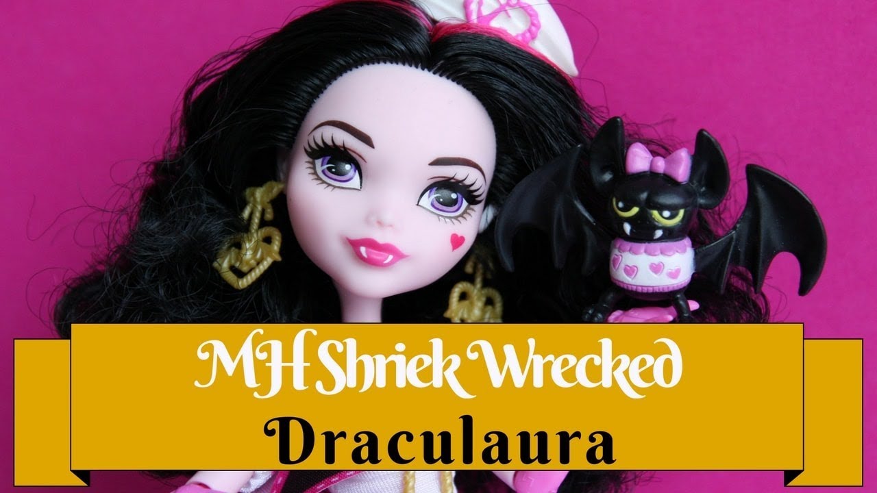 Monster High Draculaura Shriek Wrecked Nautical Ghouls Doll Review & Unboxing