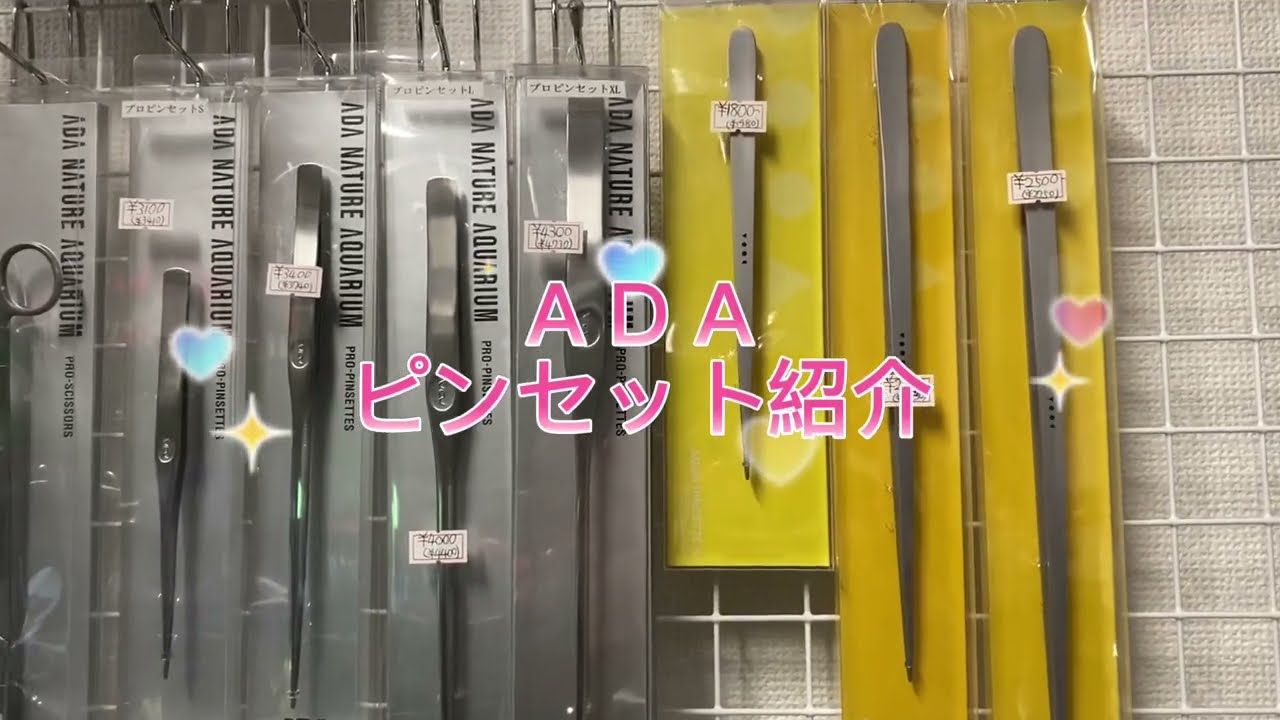 アクアリウムで1番使うアイテムのピンセットは妥協する物じゃ無い
