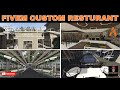 Fivem Custom Resturant mlo Gta 5 Resturant with add secret bunker  Fivem gang villa gta 5 mansion