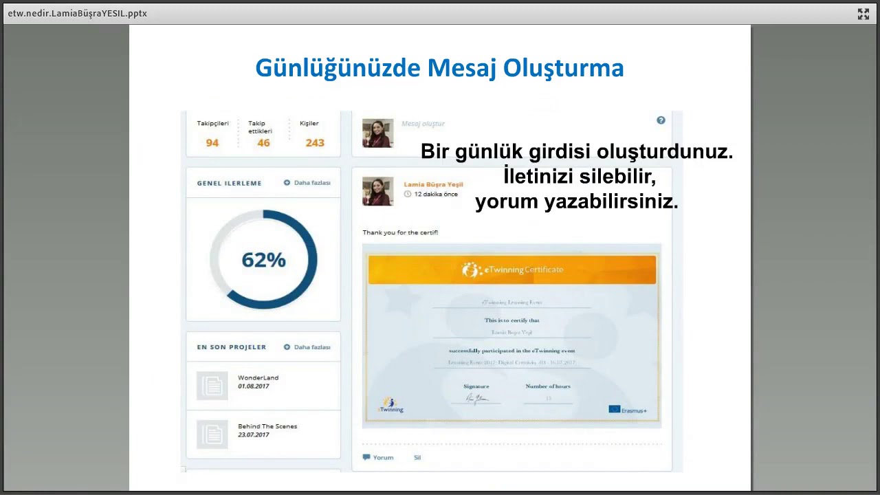 etwinning nedir live ve twinspace kullanimi kalite etiketleri seg egitimi youtube