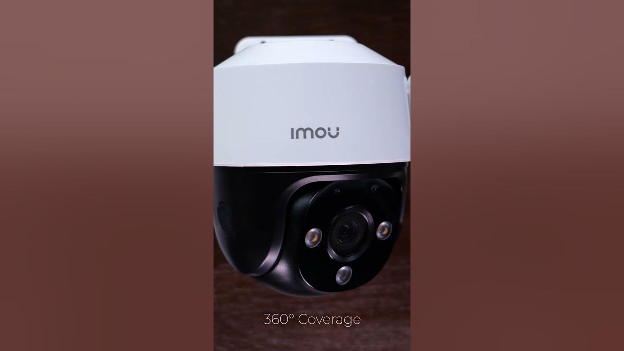 Imou 360° Caméra Surveillance WiFi Extérieure, PTZ Caméra IP