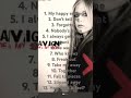 Avril Lavigne- under my skin album ranking #fyp #audio #video #ranking #music
