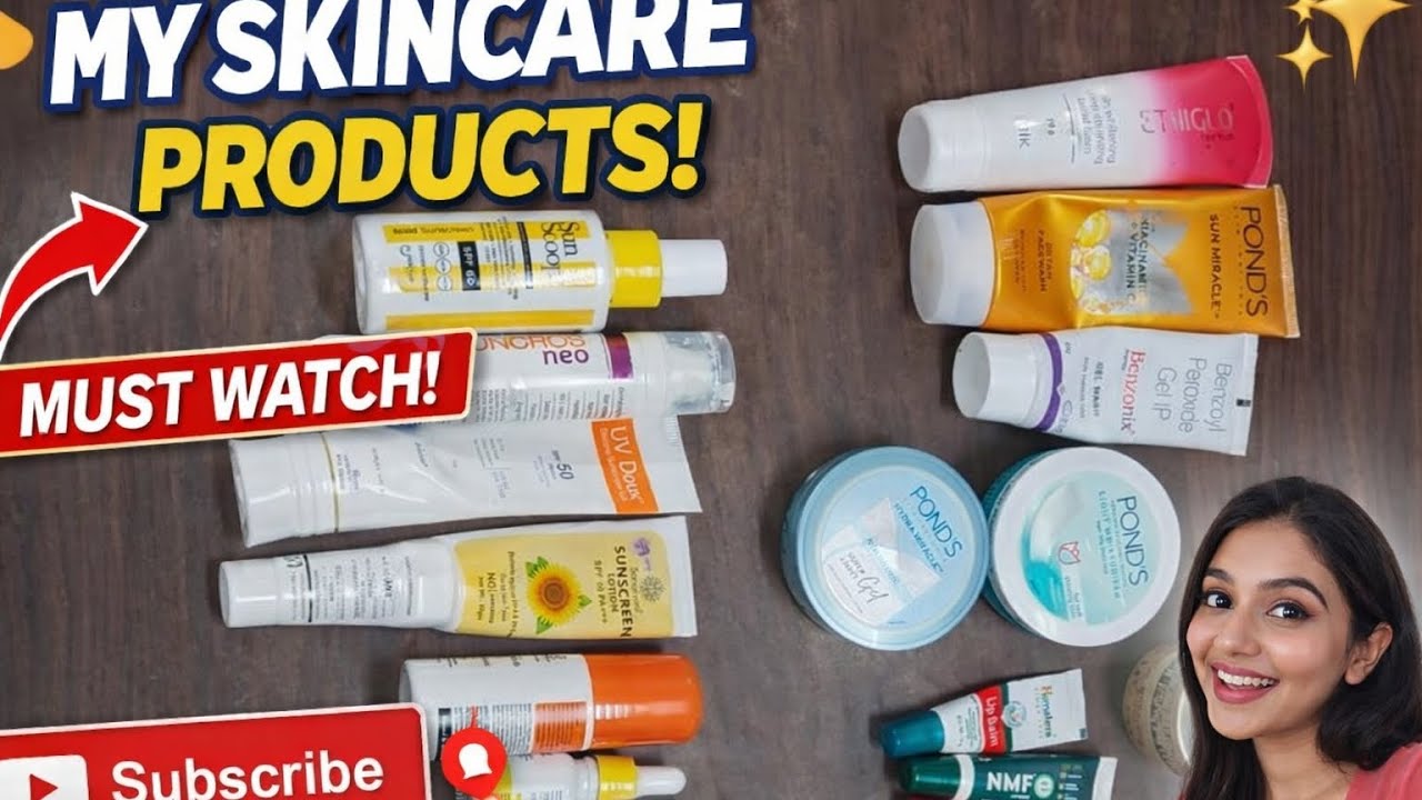 Skincare we all care for ✨| my skincare products 😀