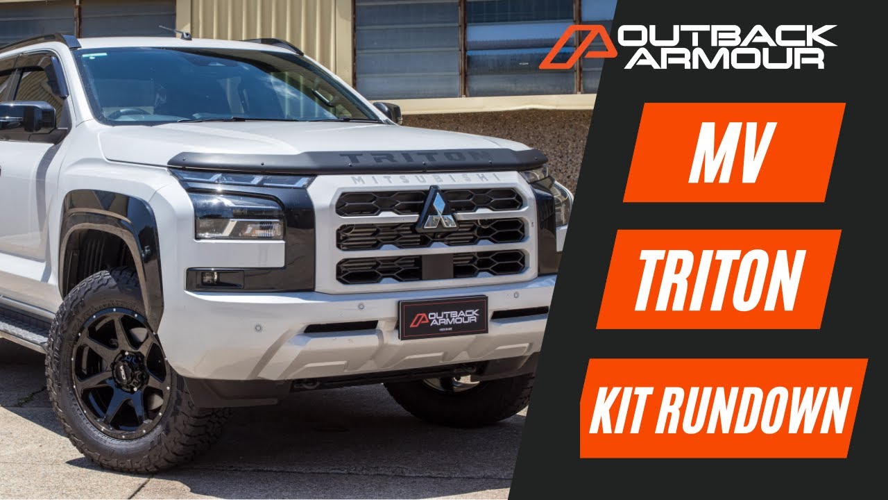 Mitsubishi MV Triton - Outback Armour suspension kit breakdown