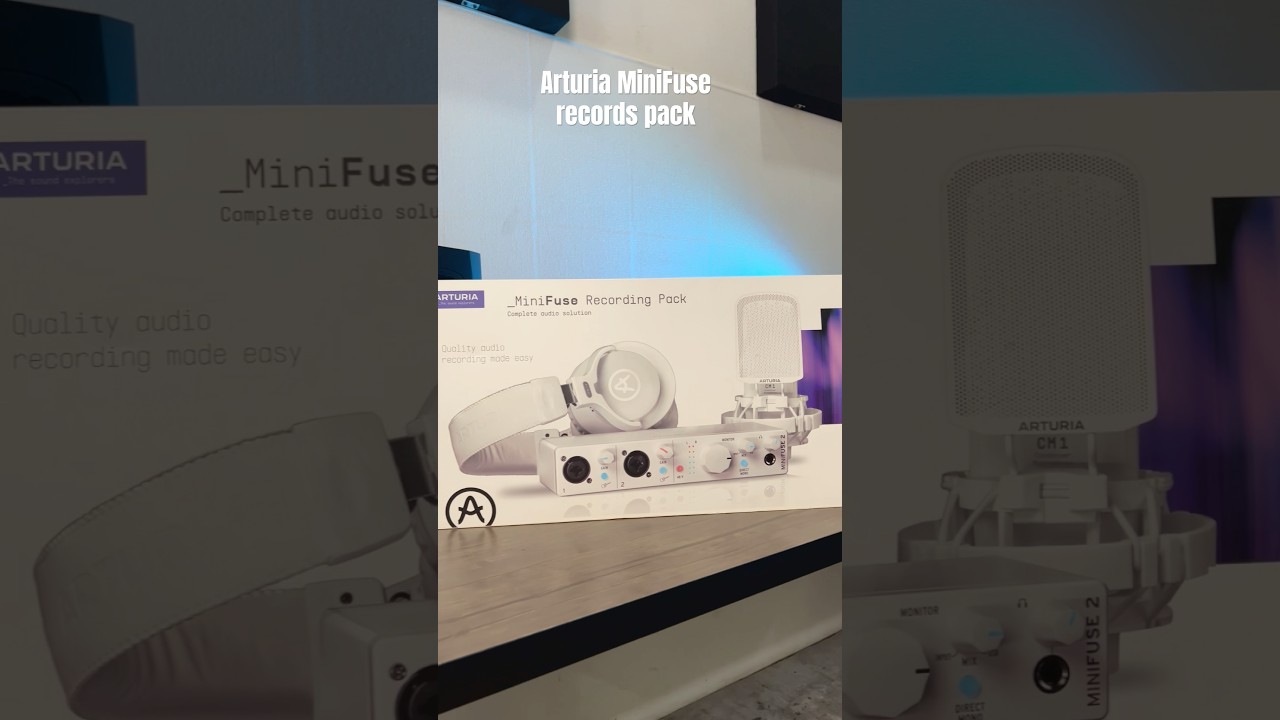 Arturia Minifuse Recording Pack Audio Interface
