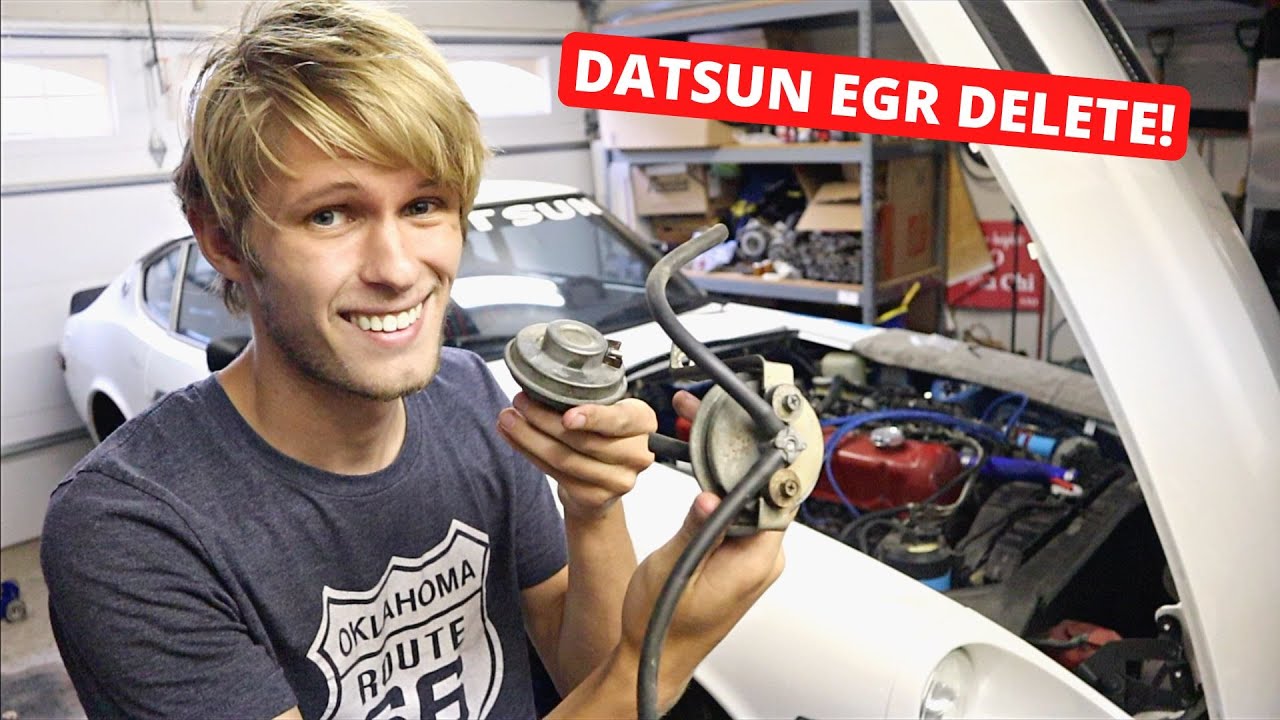 Datsun 280z EGR Delete! - How to Delete the EGR in your Datsun