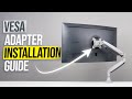 How to Install CREAT3D VESA Adapter on Samsung CHG70, C27HG70, C32HG70 Monitors