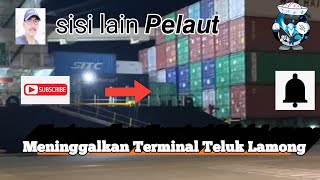 Meninggalkan Terminal Teluk Lamong Malam hari. #sailors, #pelaut, #terminalteluklamong.