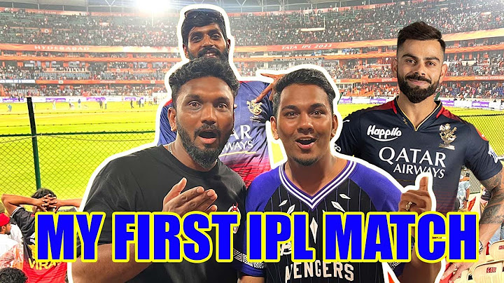 My FIRST IPL Cricket Match! RCB vs SRH | Warangal Diaries Team