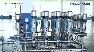 Donjoy Food Grade Stainless Steel Mixproof Valve Array With Positioner