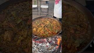 Paella Valenciana 🇪🇸🥘¡quedó deliciosa!#paella #paellavalenciana #cocinaespañola #spanishfood