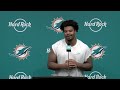 Edge Chop Robinson meets with the media | Miami Dolphins