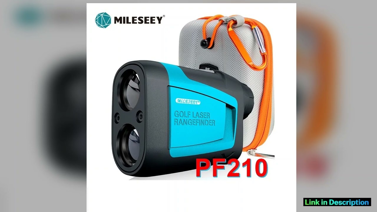 Mileseey PF210 600M Yd Golf Laser Rangefinder Mini Golf Rangefinder Sport Laser Measure Distance Me