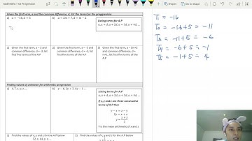SPM Form 4 Add Maths 5.1 Arithmetic Progressions (1)