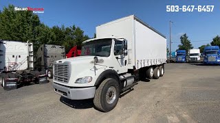 SOLD! 2013 Freightliner Business Class M2 112 Curtain Truck for Sale