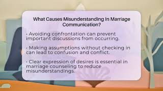 What Causes Misunderstanding In Marriage Communication? - Marriage Counseling Network
