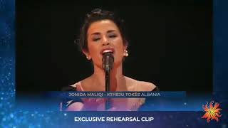 Albania - Jonida Maliqi - Ktheju tokës - Exclusive Rehearsal Clip - Eurovision 2019