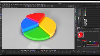 📊 Business Tips - Make A Pie Chart in 3D Like A Pro, Using Cinema 4D