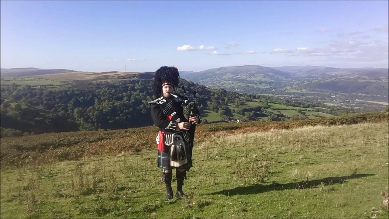 'Scotland the Brave' on the bagpipes The Welsh Wedding Bagpiper Matthew Bartlett YouTube