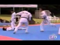 Crazy taekwondo takedown from human weapon