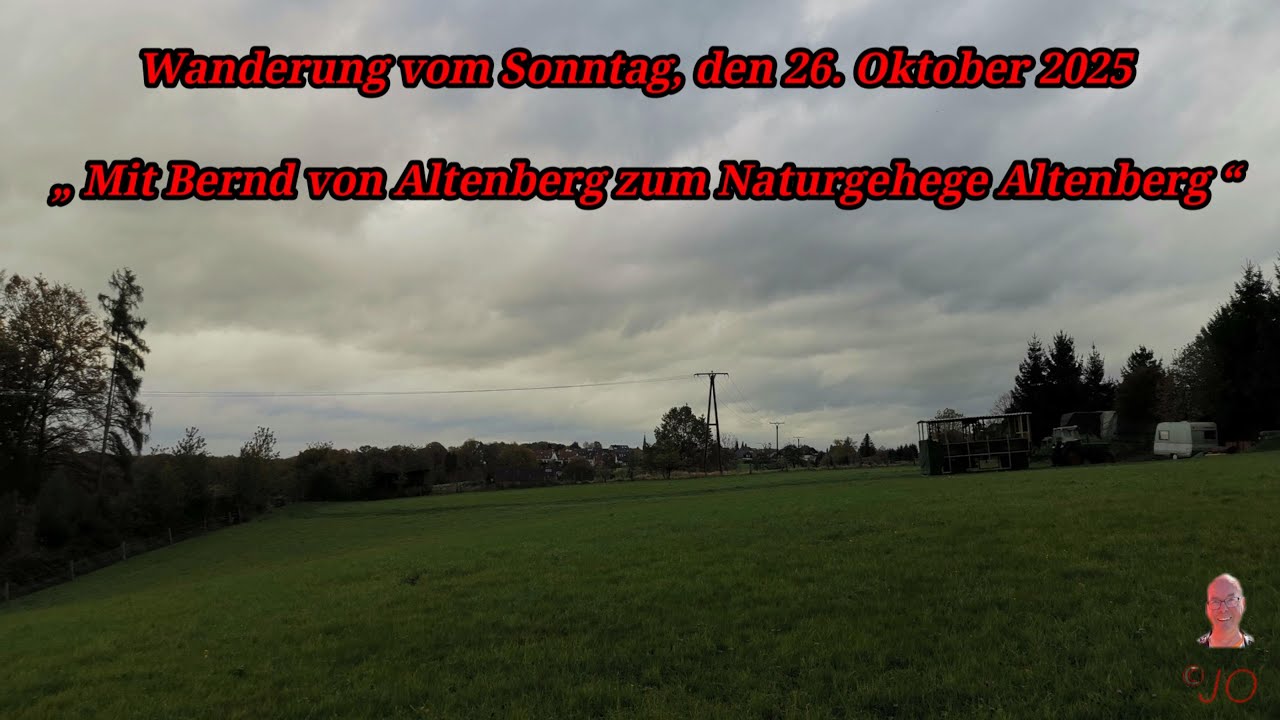 26.10.2025 – Wandertour  „ Mit Bernd von Altenberg zum Naturgehege Altenberg “