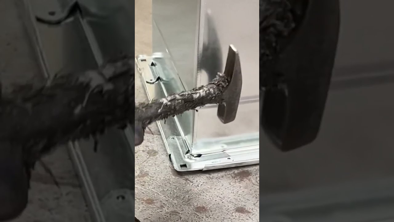 Corner Is Secured By Hammering TDC Flange Over Itself