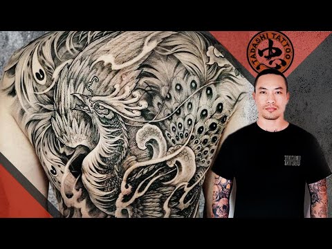 Video Phoenix Tattoo full back (Part 4) | XĂM PHƯỢNG HOÀNG... - youtube