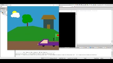 Victory Day OpenGL Project | Car Moving with National Flag | Computer Graphics | Glut