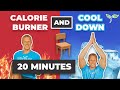Daily 20 Min Beginner Chair Exercise - Calorie Burner And Cool Down