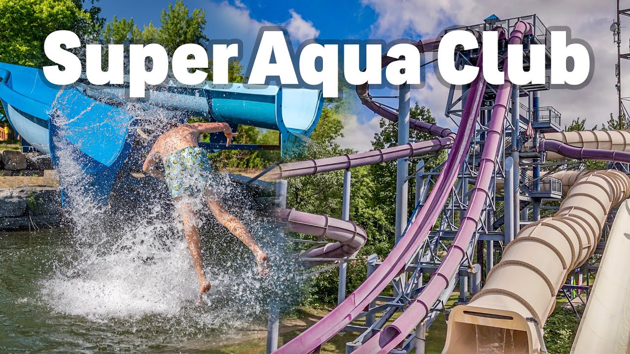 All Waterslides at Super Aqua Club | Amazing Waterpark near Montreal