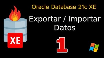 1 - Exportar e Importar Datos 🚀: Exportar esquema y tablas HR (Human Resources) en Oracle 21c XE