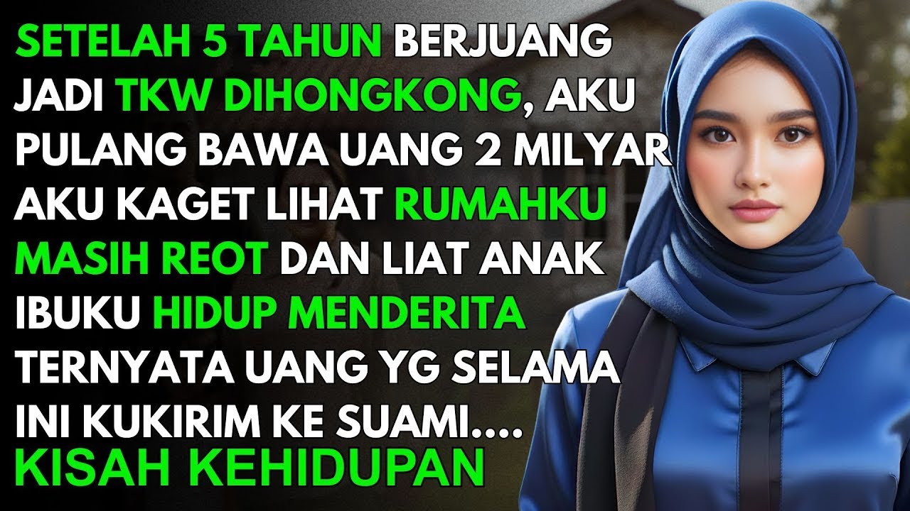 SAAT PULANG JADI TKW AKU SYOK LIHAT RUMAH DAN ANAK SERTA IBUKU TERLANTAR - TERNYATA SELAMA INI SUAMI