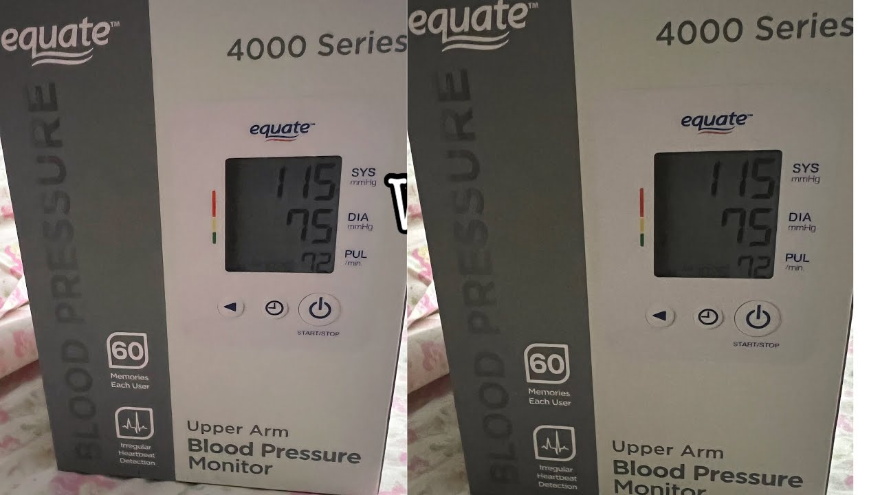 Equate 4000 Series Upper Arm Blood Pressure Monitor