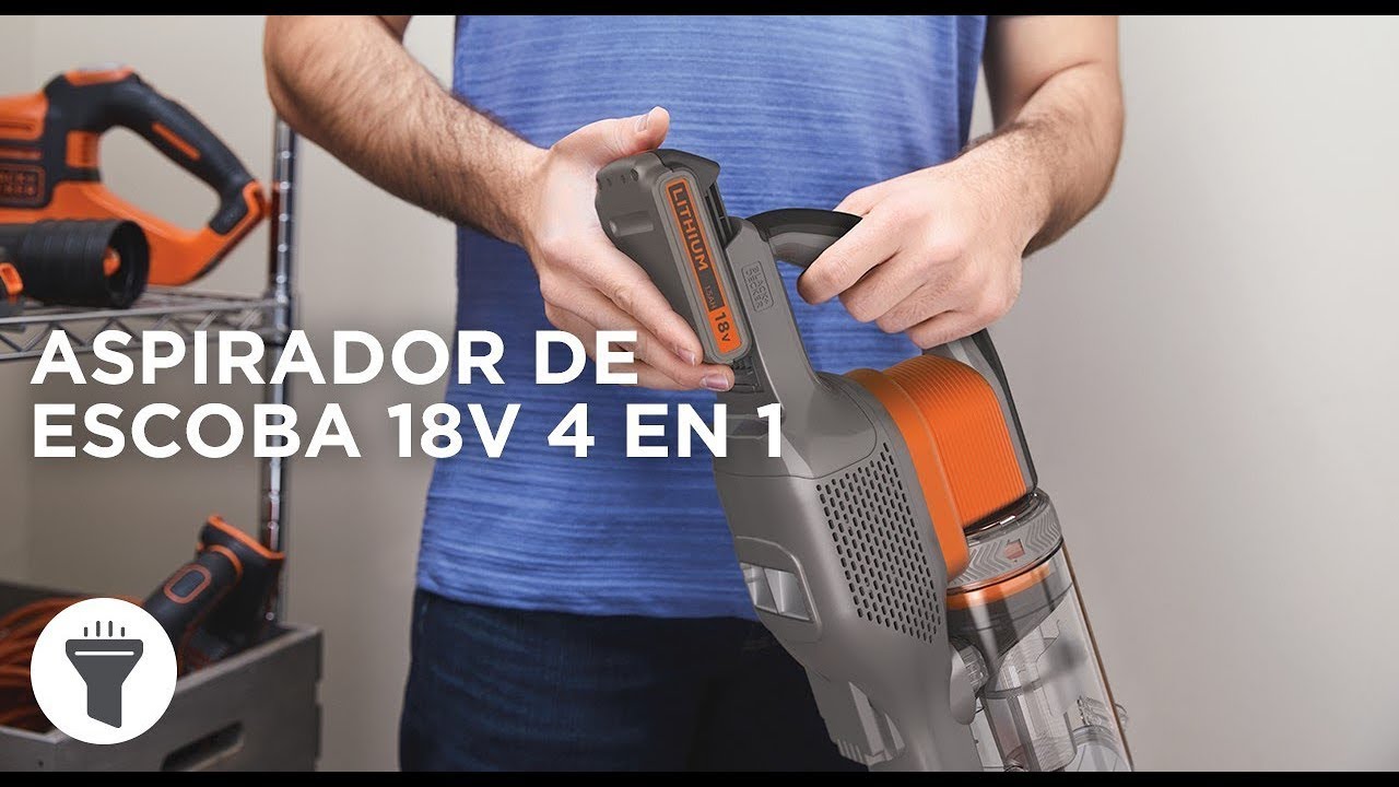 Aspiradores de escoba 2 en 1 I BLACK+DECKER™ - YouTube