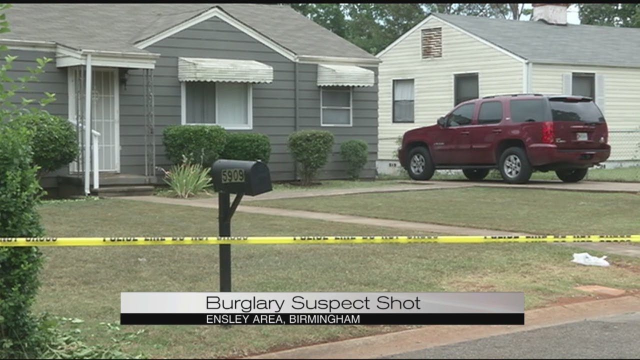 Man attempting to break into home shot in leg by homeowner - YouTube